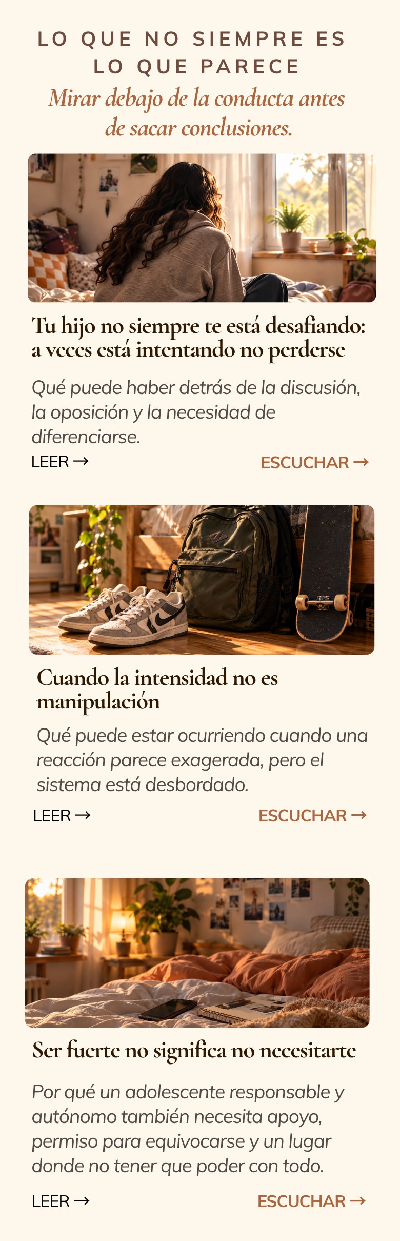 Lo que no siempre es lo que parece