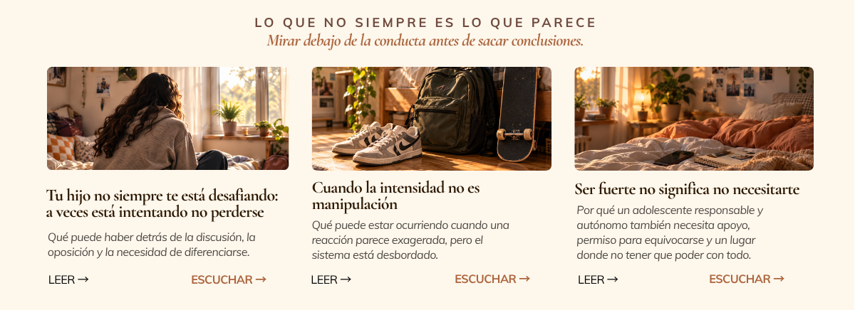 Lo que no siempre es lo que parece