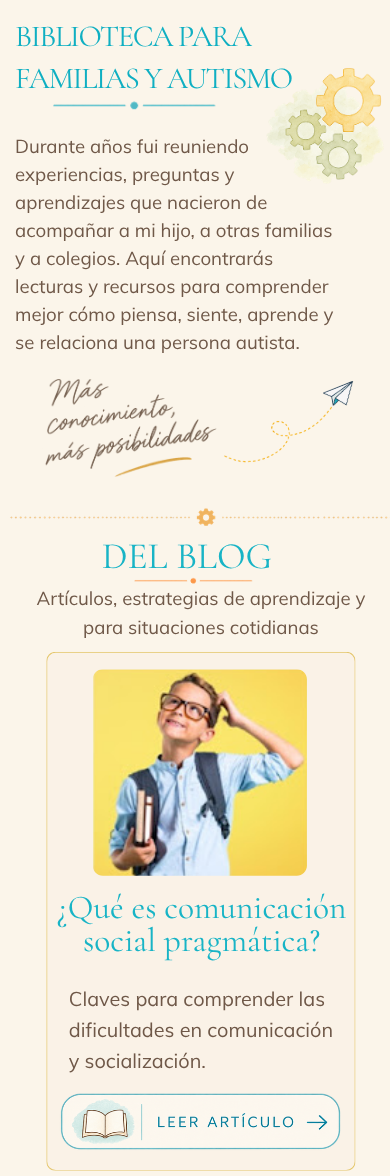 Biblioteca para Familias: lecturas y recursos para familias