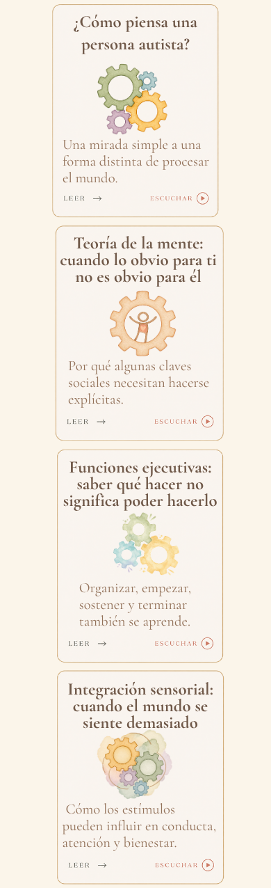 Lecturas: tarjetas 2 a 5
